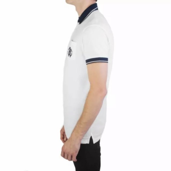 Roberto Cavalli Men's Pique Two-Tone Polo Shirt - Picture 4 of 4